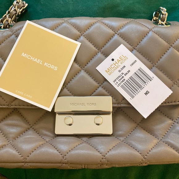 MICHAEL KORS Sloan large shoulder bag in Cinder NWOT - Picture 6 of 7